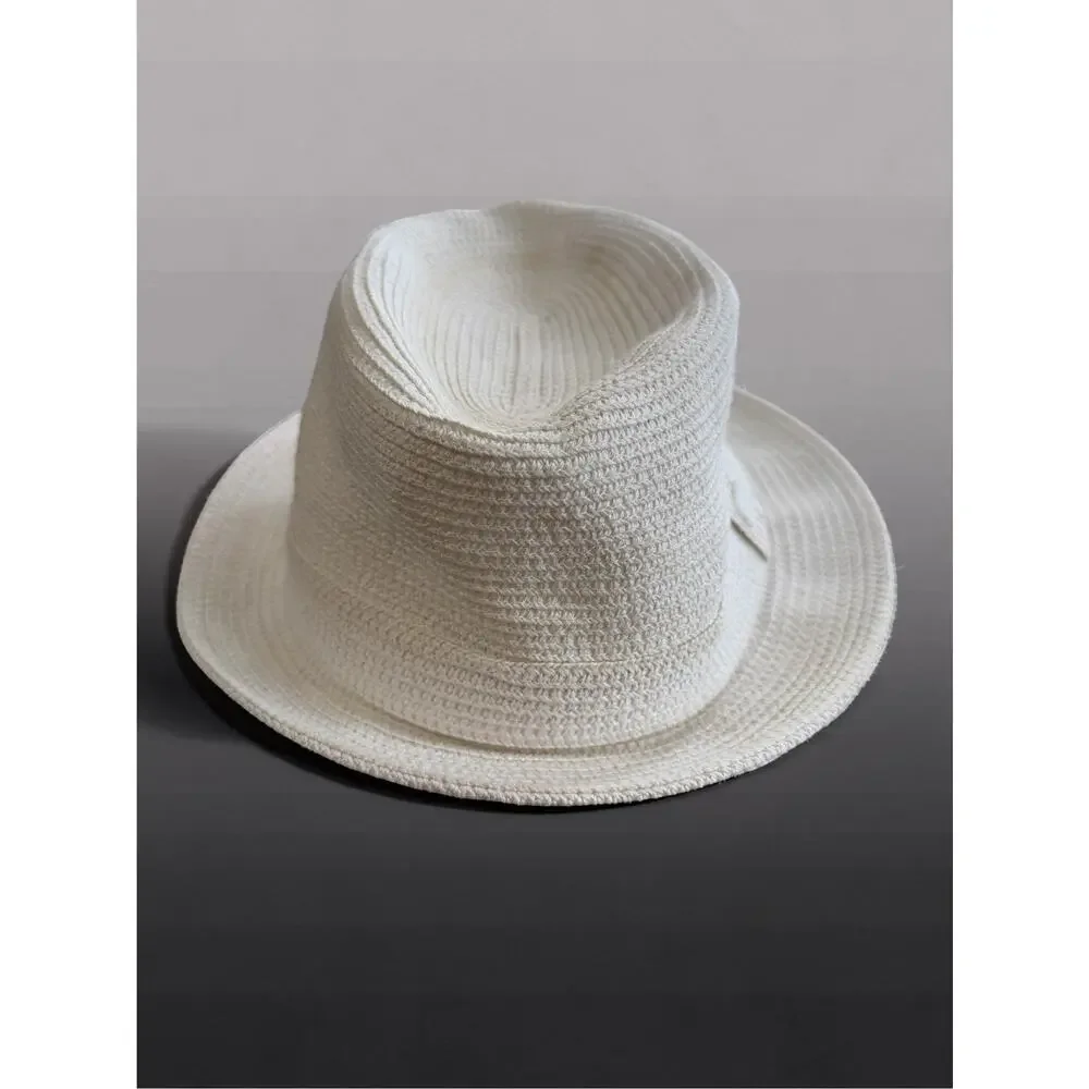 Bailey of Hollywood White Paper Blend Fedora Trilby Hat XL Lightweight